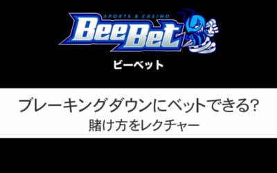 BeeBet(ビーベット)はブレイキングダウンにベットができる？賭け方をレクチャー